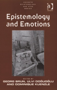 Imagen de portada: Epistemology and Emotions 9780754661146