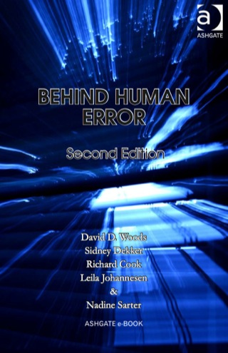 Cover image: Behind Human Error 2nd edition 9780754678335