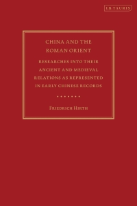 Cover image: China and the Roman Orient 1st edition 9780755639373