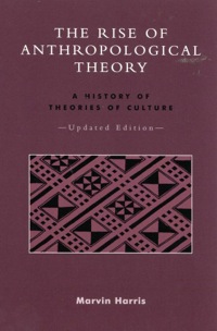 Cover image: The Rise of Anthropological Theory 9780759101333