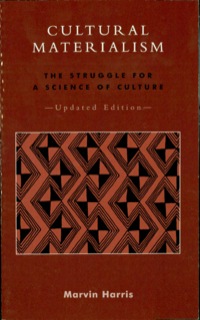 Cover image: Cultural Materialism 9780759101357