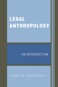 Cover image: Legal Anthropology 9780759109827