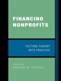 Cover image: Financing Nonprofits 9780759109889