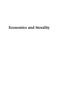 Cover image: Economics and Morality 9780759112018