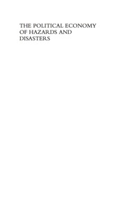 Imagen de portada: The Political Economy of Hazards and Disasters 9780759113091