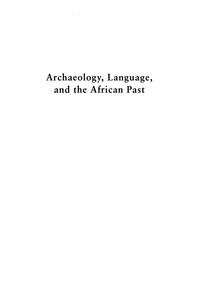 Titelbild: Archaeology, Language, and the African Past 9780759104655