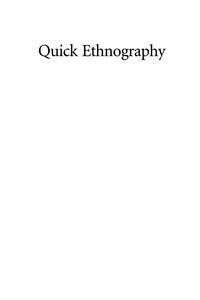 Imagen de portada: Quick Ethnography 9780759100589