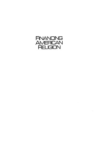 Immagine di copertina: Financing American Religion 9780761990369