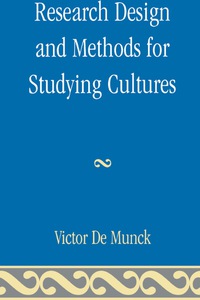 Omslagafbeelding: Research Design and Methods for Studying Cultures 9780759111431