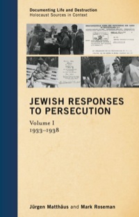 Cover image: Jewish Responses to Persecution 9780759119086