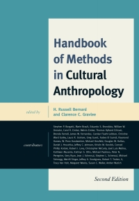 Cover image: Handbook of Methods in Cultural Anthropology 2nd edition 9780759120716