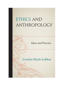 Cover image: Ethics and Anthropology 9780759121867
