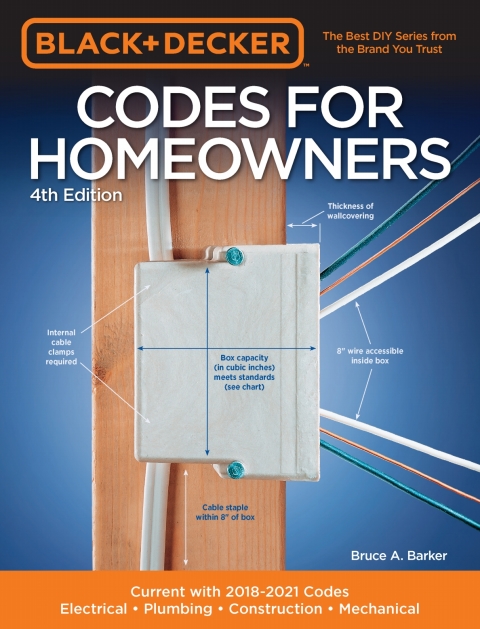 Black & Decker Codes for Homeowners 4th Edition: Current with 2018-2021 Codes - Electrical • Plumbing • Construction • Mechanical, 7th Edition - FULL INSTANT DOWNLOAD | PDF DOCX EPUB