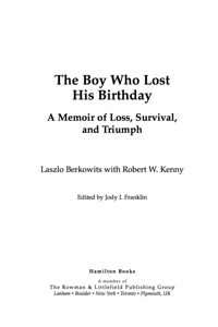 Imagen de portada: The Boy Who Lost His Birthday 9780761840657