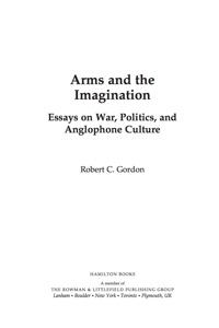 Omslagafbeelding: Arms and the Imagination 9780761838371