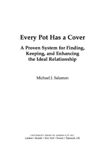 Cover image: Every Pot Has a Cover 9780761841135