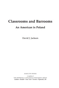 Cover image: Classrooms and Barrooms 9780761843832