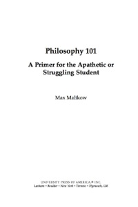 Cover image: Philosophy 101 9780761844167