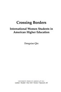 Cover image: Crossing Borders 9780761844839
