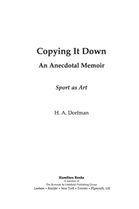 Cover image: Copying It Down 9780761847557