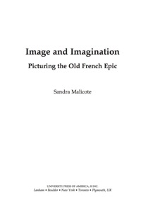 Immagine di copertina: Image and Imagination 9780761848325