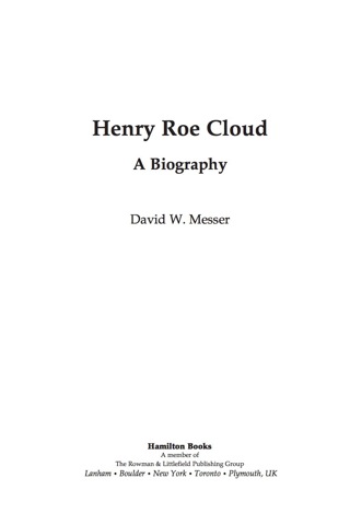 Cover image: Henry Roe Cloud 1st edition 9780761849179
