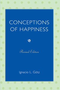 Cover image: Conceptions of Happiness 9780761849957