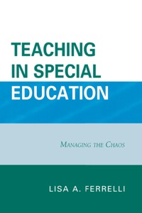 Imagen de portada: Teaching in Special Education 9780761850250