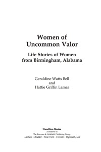 صورة الغلاف: Women of Uncommon Valor 9780761850281