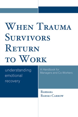 Cover image: When Trauma Survivors Return to Work 1st edition 9780761850304