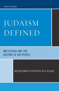 صورة الغلاف: Judaism Defined 9780761851172