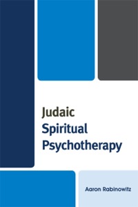 Omslagafbeelding: Judaic Spiritual Psychotherapy 9780761851837