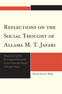 Omslagafbeelding: Reflections on the Social Thought of Allama M.T. Jafari 9780761851912