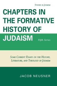 Imagen de portada: Chapters in the Formative History of Judaism 9780761852391