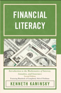 Imagen de portada: Financial Literacy 2nd edition 9780761853091