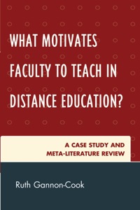 Omslagafbeelding: What Motivates Faculty to Teach in Distance Education? 9780761853695