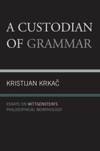 Cover image: A Custodian of Grammar 9780761856528