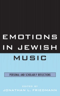 Cover image: Emotions in Jewish Music 9780761856757