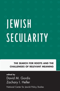 Cover image: Jewish Secularity 9780761857938