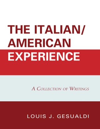 صورة الغلاف: Italian/American Experience 9780761858607