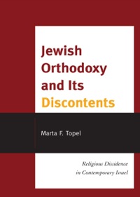 Cover image: Jewish Orthodoxy and Its Discontents 9780761859178