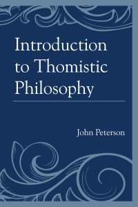 Omslagafbeelding: Introduction to Thomistic Philosophy 9780761859864