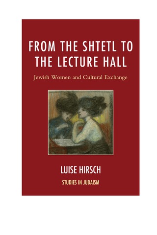 Cover image: From the Shtetl to the Lecture Hall 9780761859925