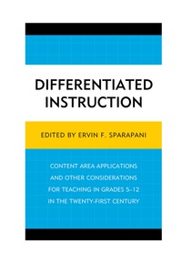 Cover image: Differentiated Instruction 9780761865544