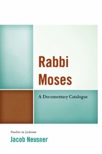 Cover image: Rabbi Moses 9780761860914