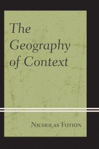 Cover image: The Geography of Context 9780761871033