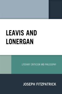 Cover image: Leavis and Lonergan 9780761871378
