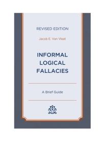 صورة الغلاف: Informal Logical Fallacies 9780761872535