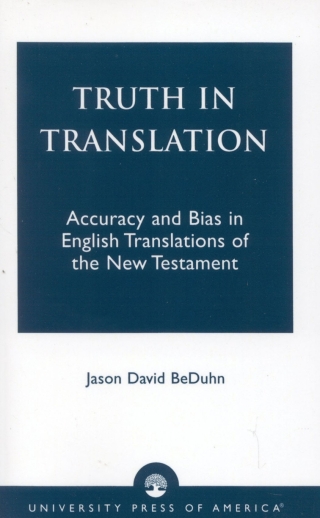 Cover image: Truth in Translation 1st edition 9780761825555