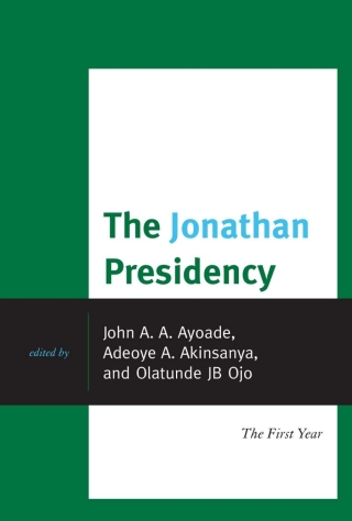 Imagen de portada: The Jonathan Presidency 1st edition 9780761862604